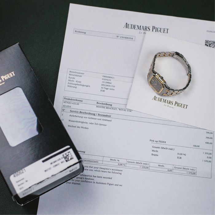 Relógio Audemars Piguet Royal Oak Lady - Aço e Ouro 25mm | Circa 1980s