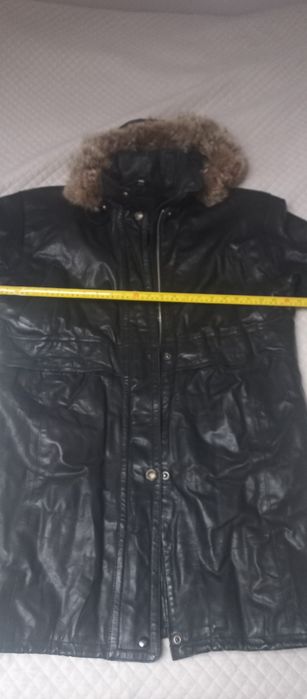 OKAZJA TANIO kurtka skórzana męska jesienno zimowa rozm 40