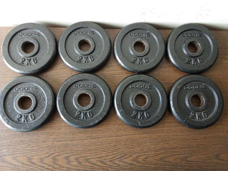 8 Discos de Ferro - 2kgs