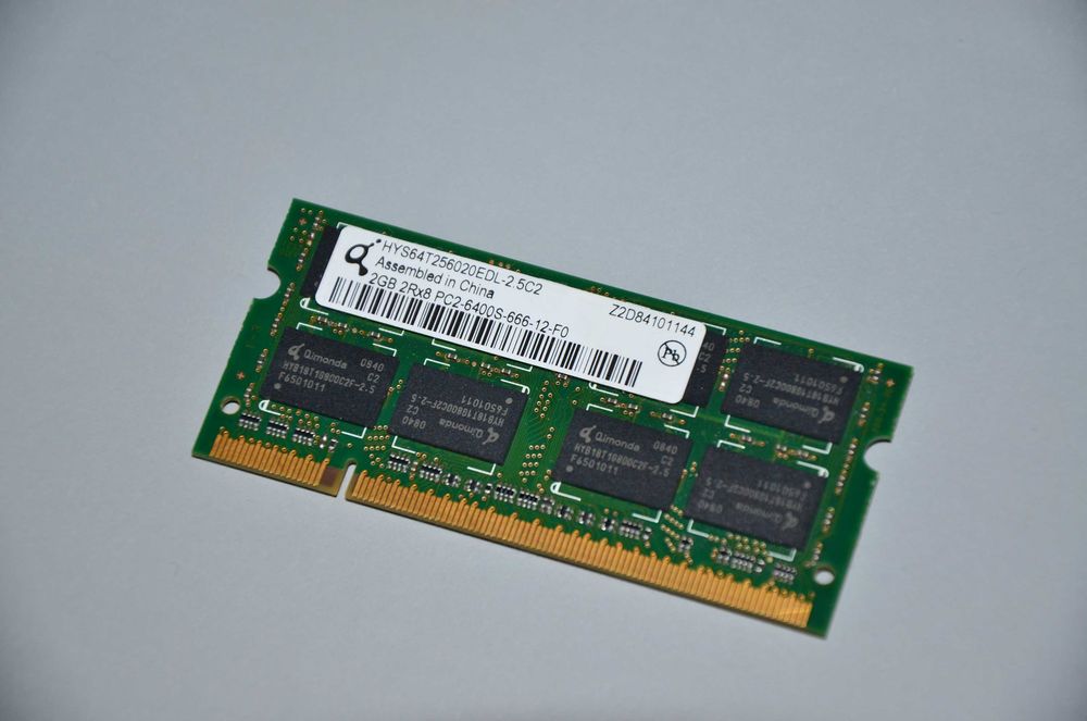 Pamięć Qimonda 2GB DDR2 HYS64T256020EDL-2.5C2, PC2-6400S