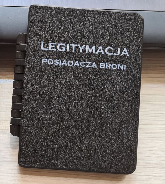 Legitymacja posiadacza broni etui druk 3d