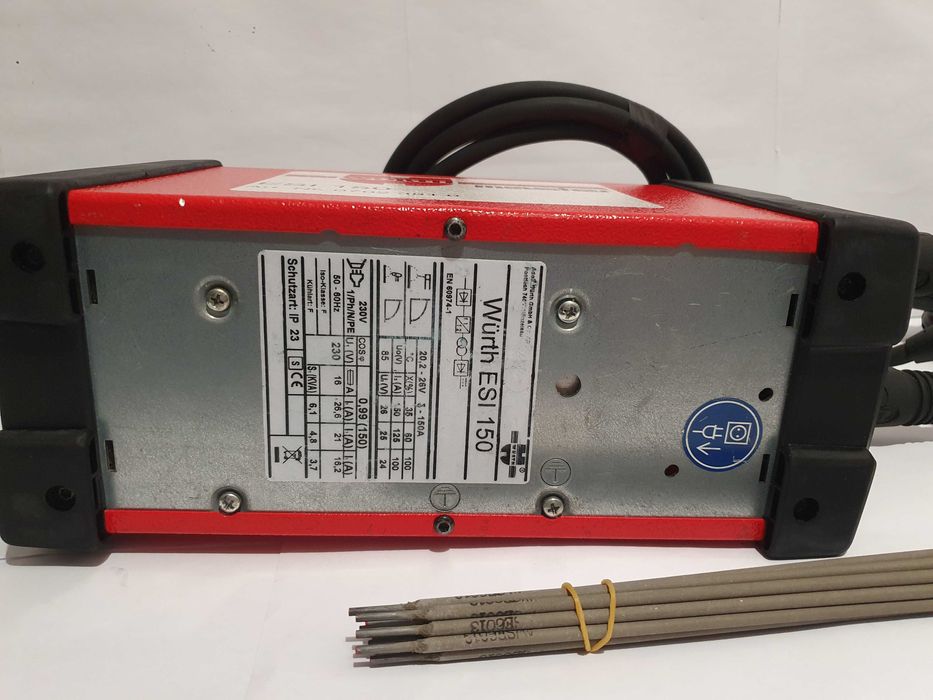 Spawarka inwertorowa WURTH MASTER ESI-150 Super stan+maska +elektrody