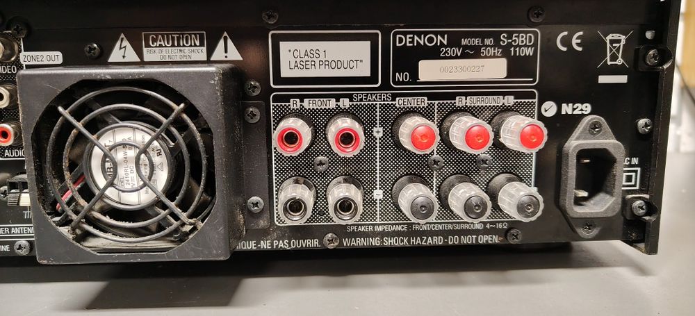 Amplituner DENON S 5BD. Blu-ray HDMI