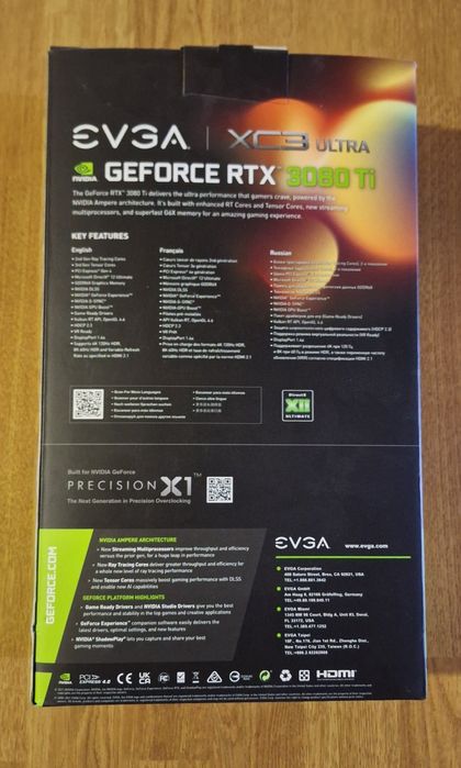 Placa Gráfica EVGA RTX 3080 Ti XC3 Ultra 12GB