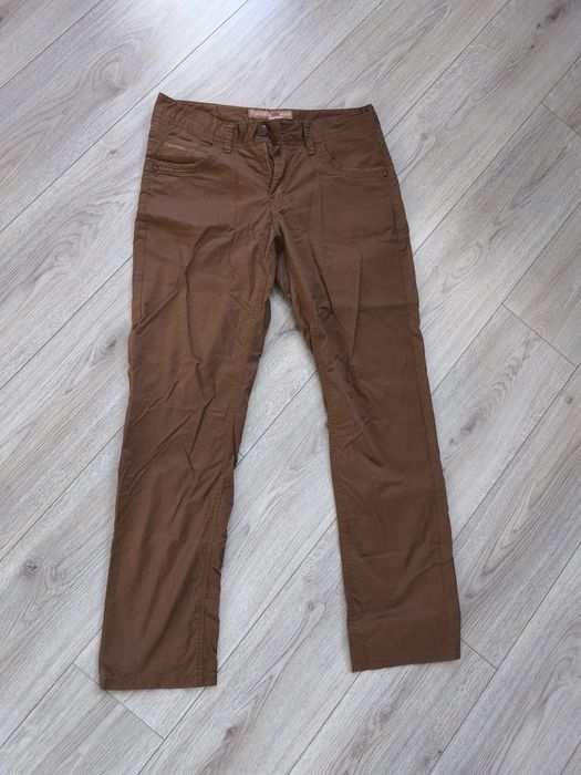 Джинсы коричневые Fangsida