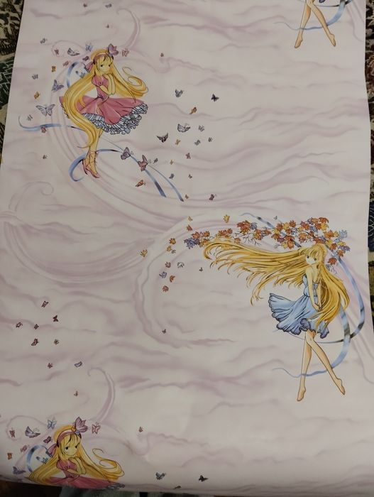 Шпалери дитячі розові 5 шт.