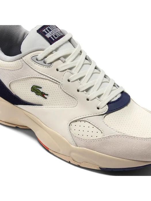 Ténis Nº43 Lacoste Storn 96 VTG Leather Trainers (Novos)