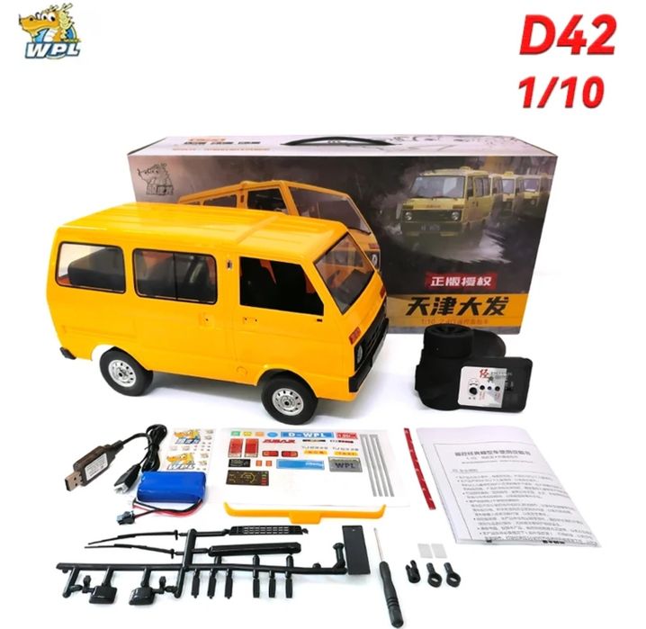 Carro Carrinha RC VAN Suzuki Carry WPL D42 RTR 1:10