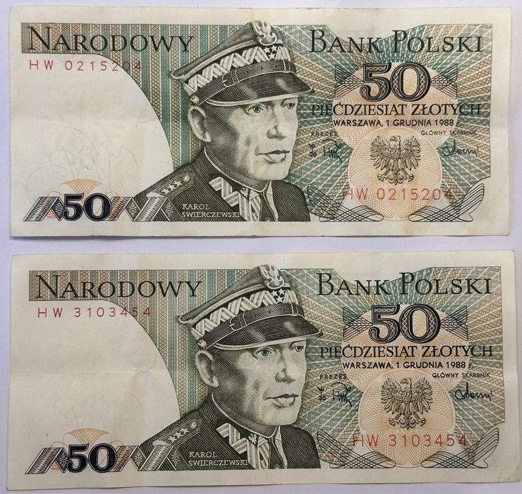 50 zł Karol Świerczewski PRL