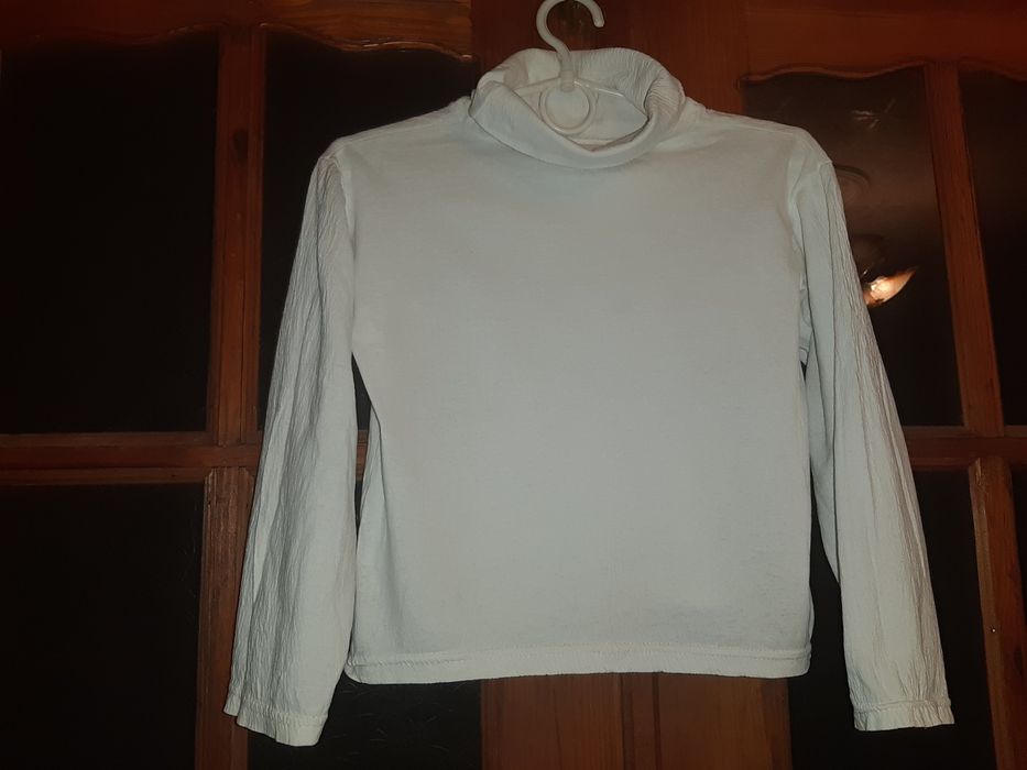 Нарядная, белая Водолазка