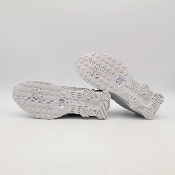 Nike Shox R4 White Bright Crimson Metallic Silver R.43