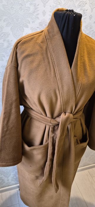 Kimono unikat narzutka Płaszcz wełniany 42,44,46