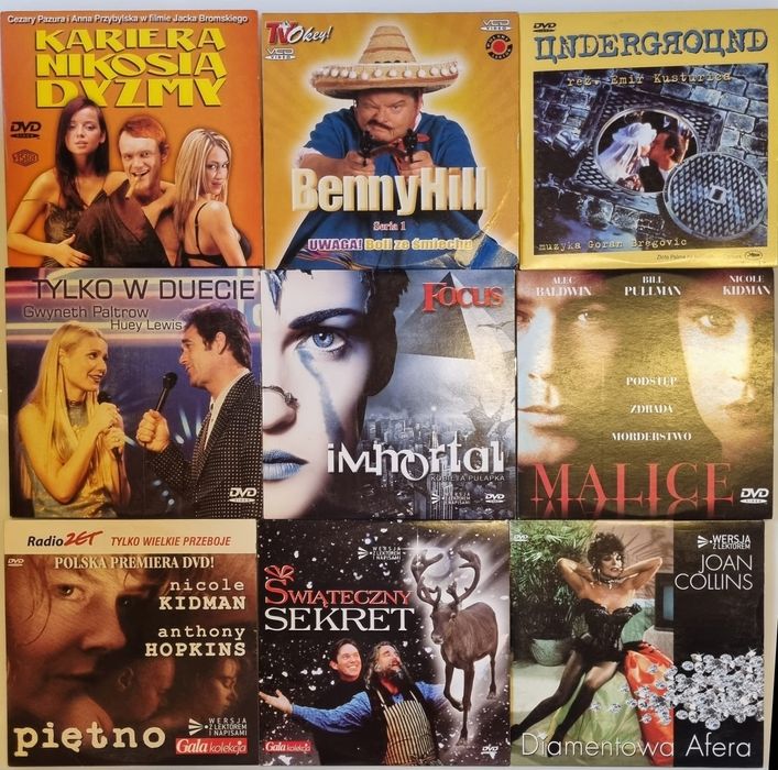 Pakiet filmów na DVD