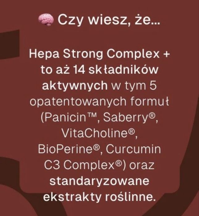 Hepa Strong Complex+ Biowen 90 kapsułek