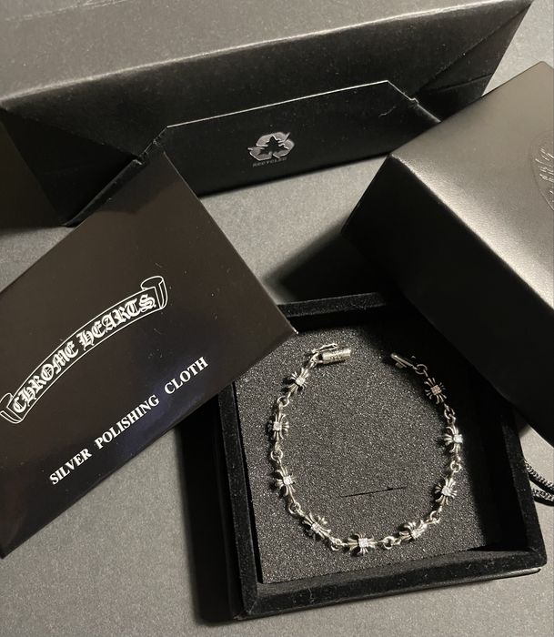 Pulseira Cross Diamond Chrome Hearts