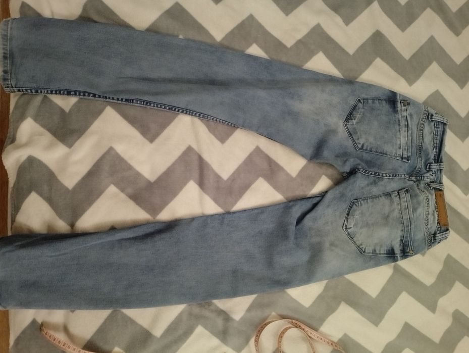 Jeansy męskie niebieskie