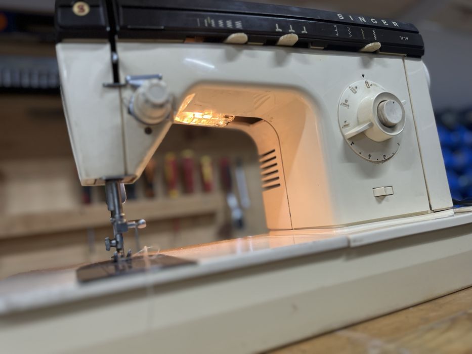 Maquina Singer 7174, Pouso uso como nova