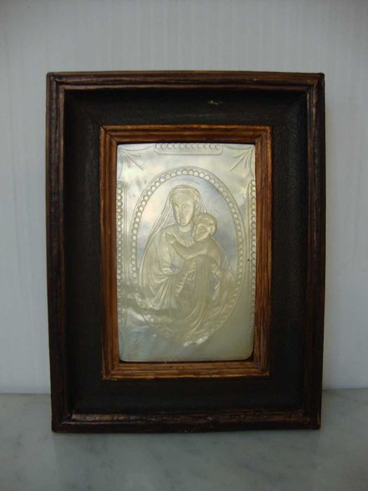 Placa Religiosa em Madrepérola