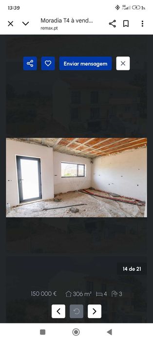 Moradia Geminada em Fase de Acabamentos