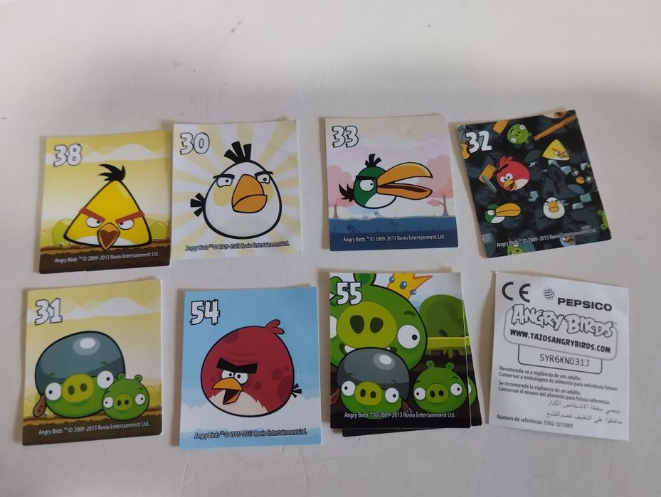 (I) Tazos de vários temas