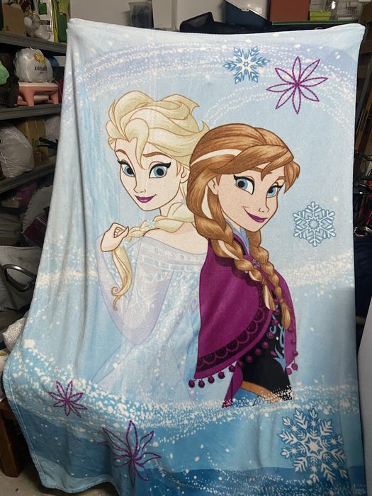 Capa individual do frozen com uma fronha incluida