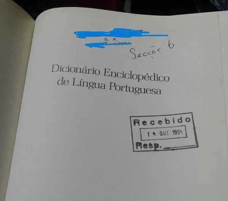 Dicionário Enciclopédico de Língua Portuguesa, 2 Livros