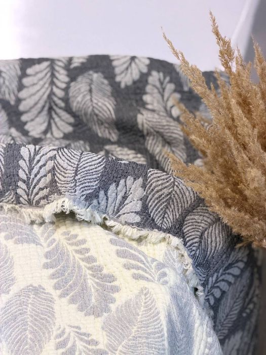 На подарунок! Органічне муслінове покривало «Botanic» натуральне покрывало 5 слоев
