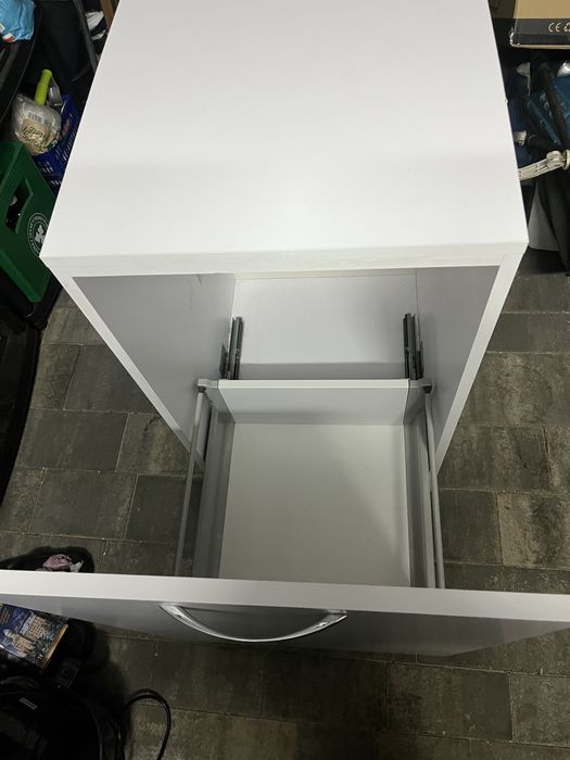 Szafka  / cargo biała – 50 cm – Cichy domyk – Stan Dobry