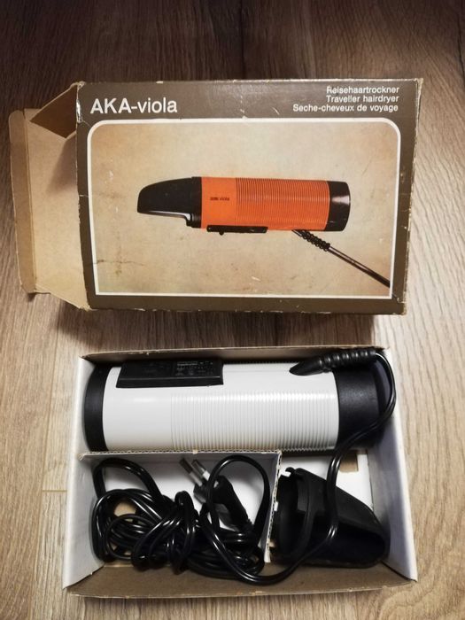 Suszarka do włosów turystyczna AKA Viola DDR pamiątka PRL zabytek