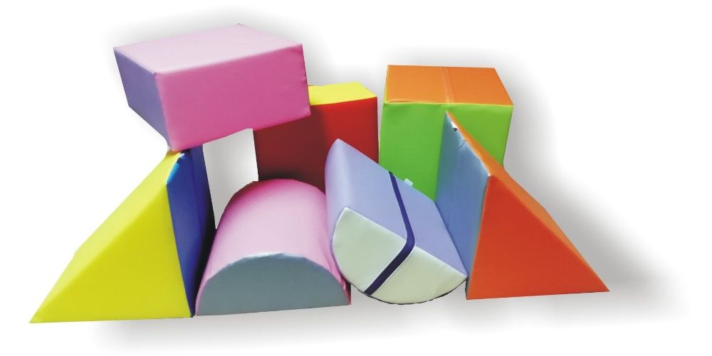 Duże klocki piankowe rehabilitacyjne zestaw mini