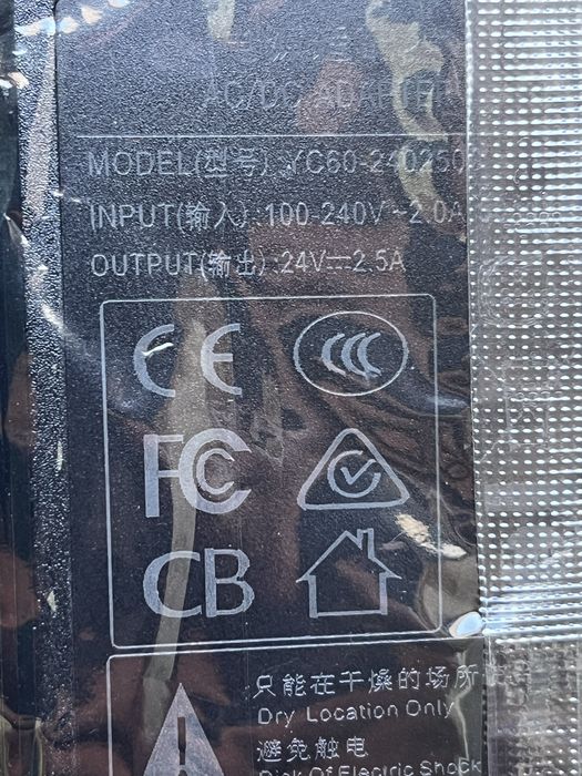 Fonte alimentacao 24v 2.5A