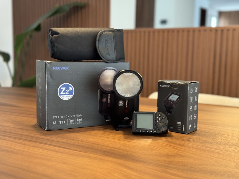 Flash Neewer Z2 Canon + Neewer Q Pro Canon