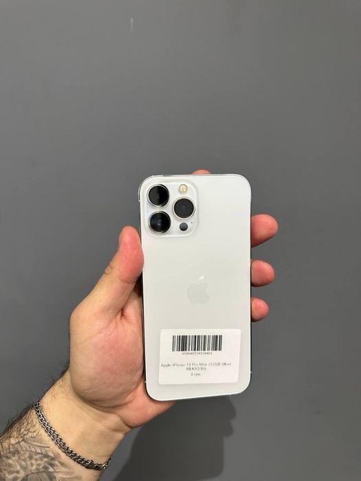 БЕЗ ЛАГОВ‼️iPhone 13 Pro Max • 512GB • Silver • (MLKX3) • б.у • Айфон 13 про макс • 512гб • Акб 100%