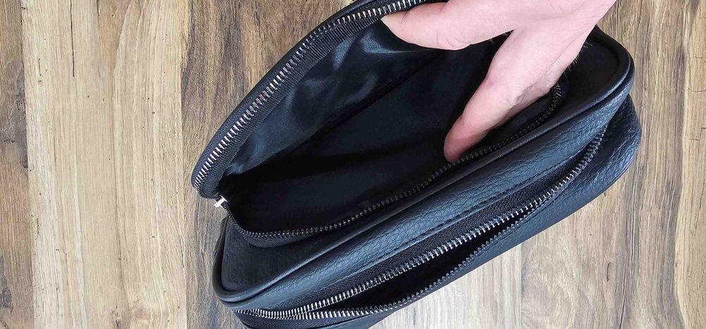 LACOSTE oryginalna nerka, listonoszka, saszetka. Dowód zakupu. NOWA.