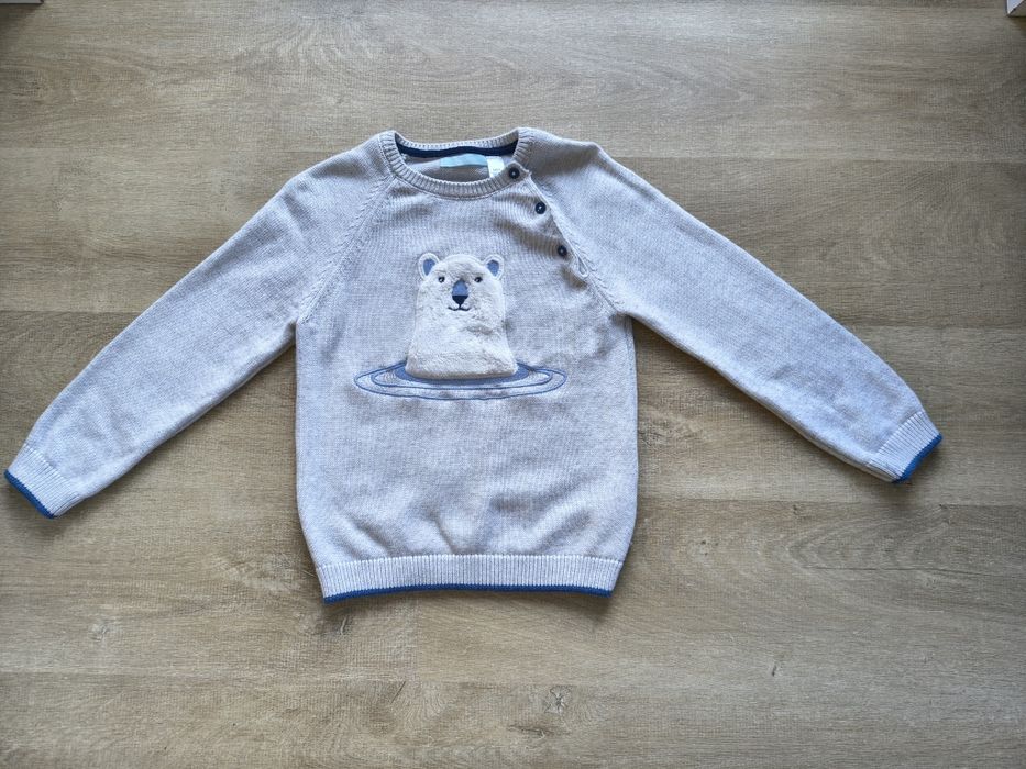 Sweter szary rozmiar 98