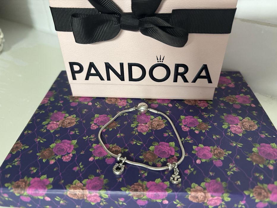 Bransoletka Pandora Moments + Charmsy