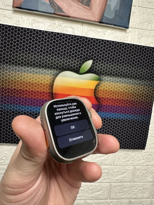 Продам часы apple watch titanium ultra 49mm icloud lock