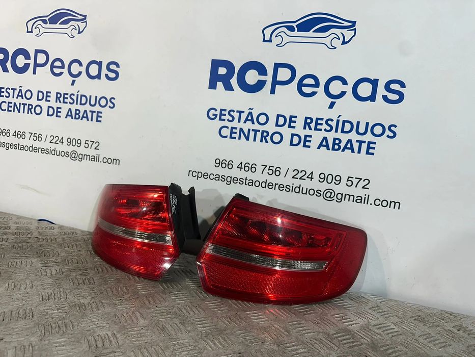 Conjunto Farolins Tras Traseiro Direito Esquerdo Original Audi A3