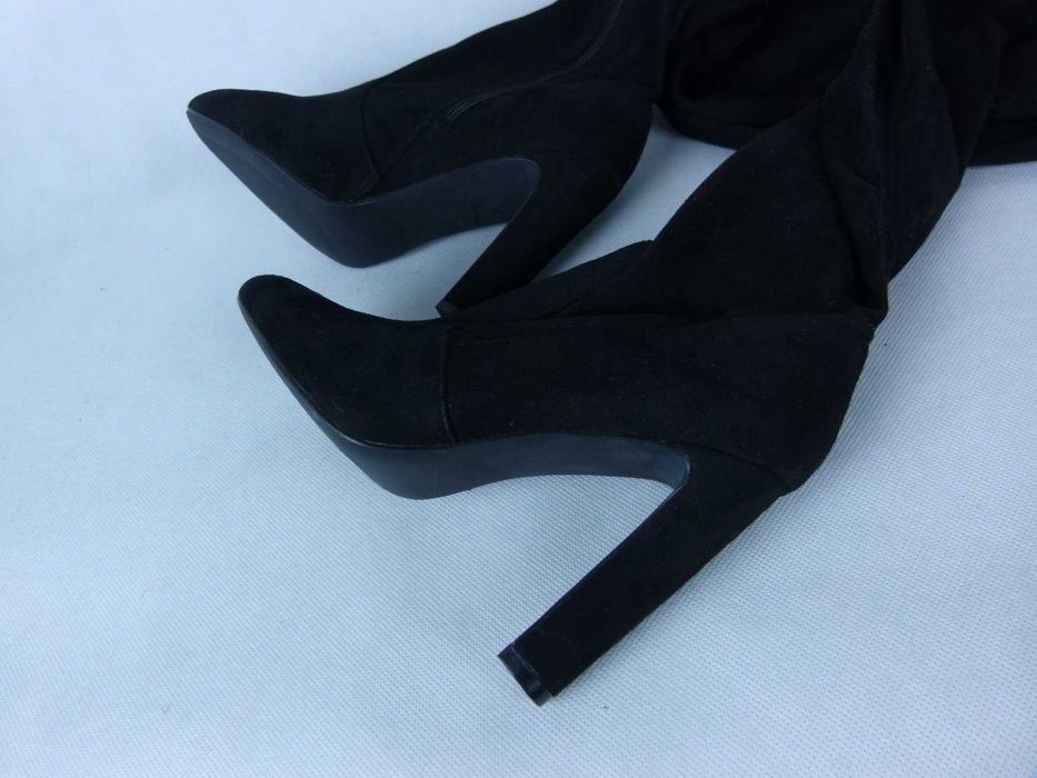 Justfab zamszowe kozaki za kolana UK 6 / EU 38,5