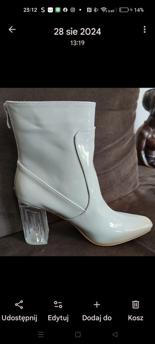 Nowe botki rozmiar 38