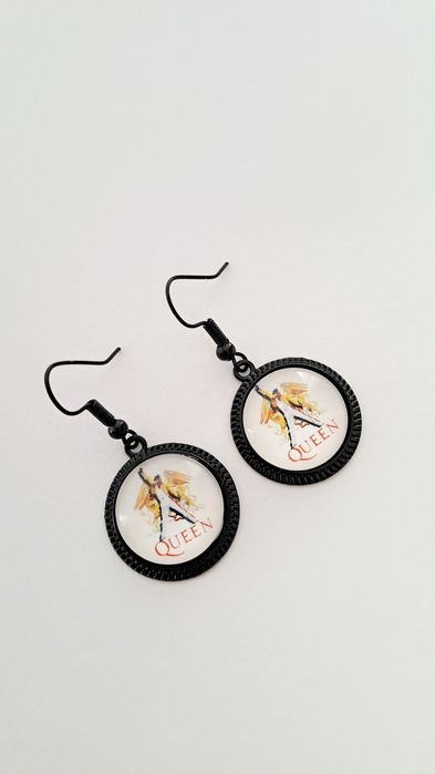 Kolczyki Queen Freddie Mercury Rock