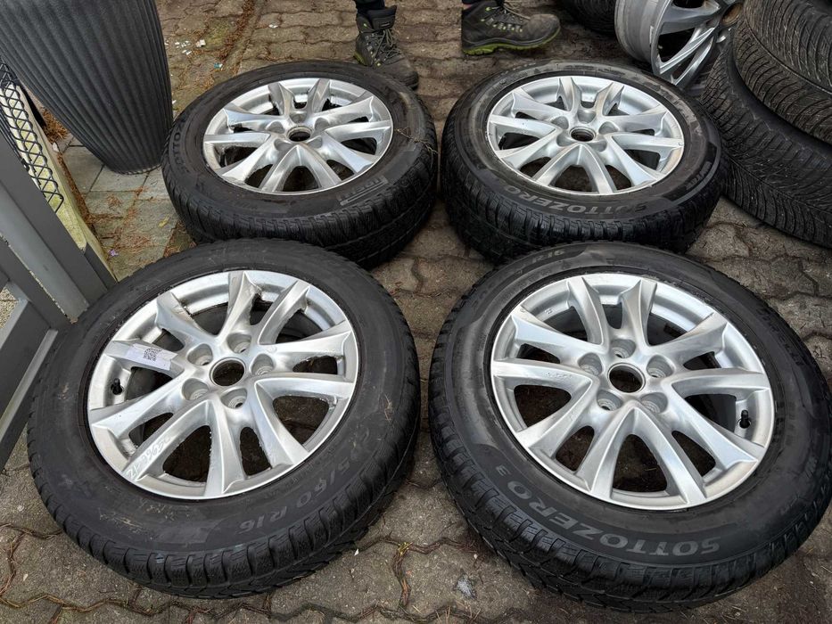 Felgi aluminiowe 16" 5x114,3 Mazda 3 5 6 z oponami