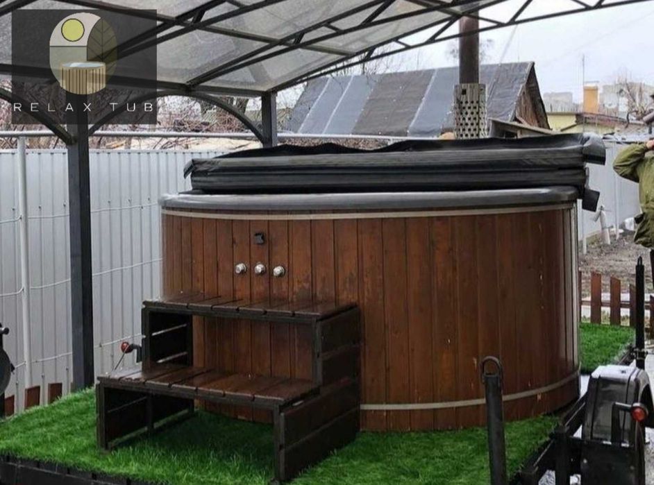 Чан на дровах! Джакузі!