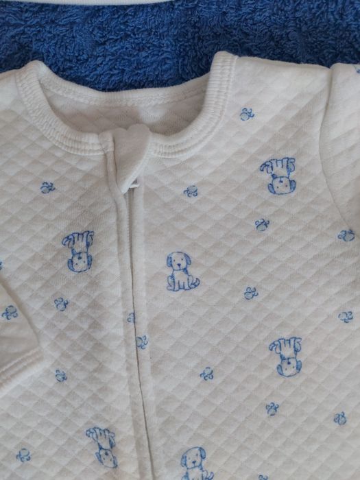 Чоловічок сліп ромпер на блискавці, шапочка, набір