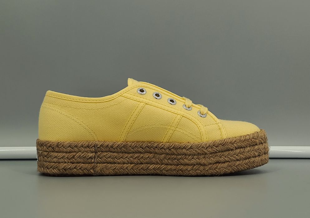 Trampki żółte niskie Superga 37