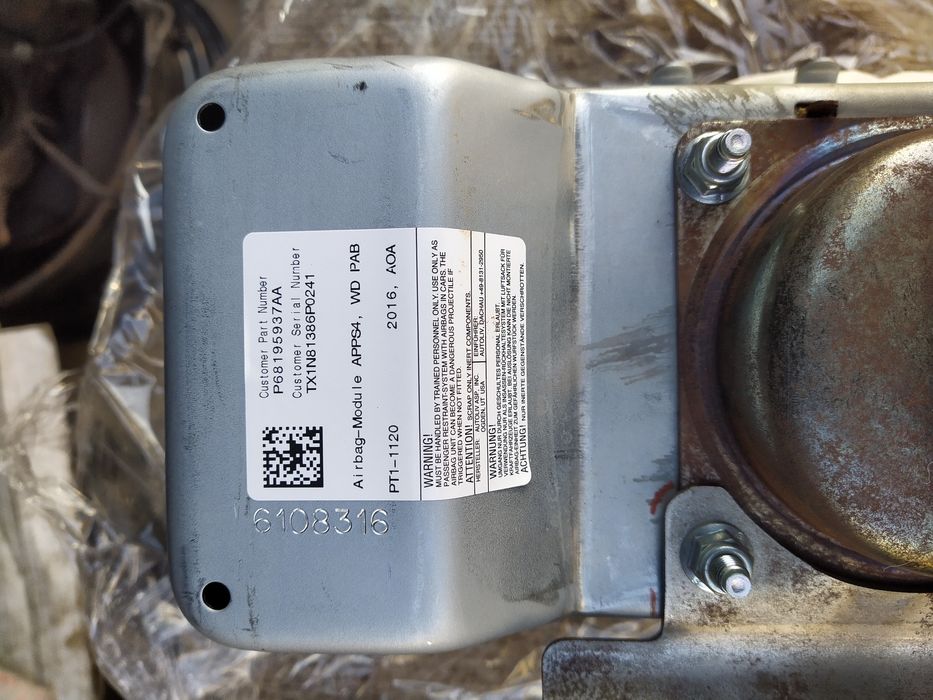 airbag торпедо Dodge Durango 2016