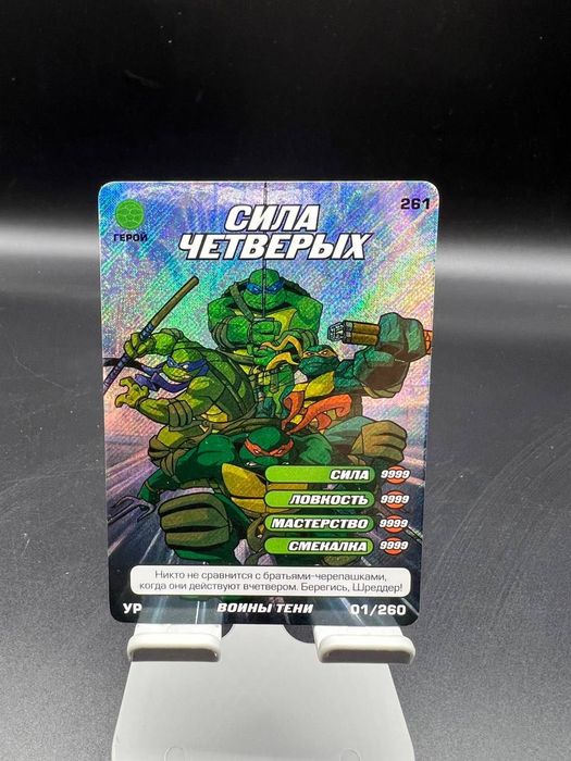 СР УР Идеал Карточки Черепашки ниндзя братья по оружию