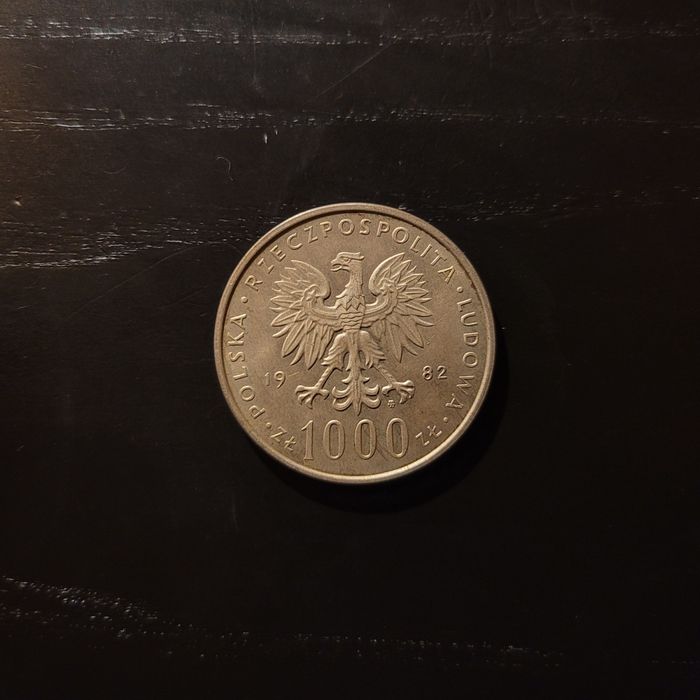 Moneta 1000zł Jan Paweł II 1982r.