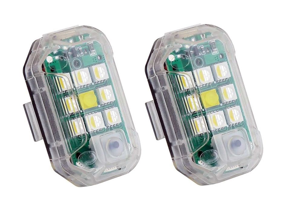 Luz estroboscópica LED com controle remoto
