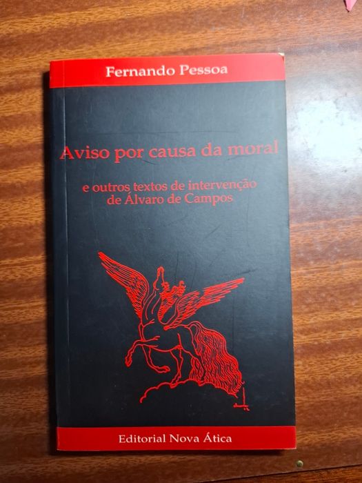 Aviso por causa da moral